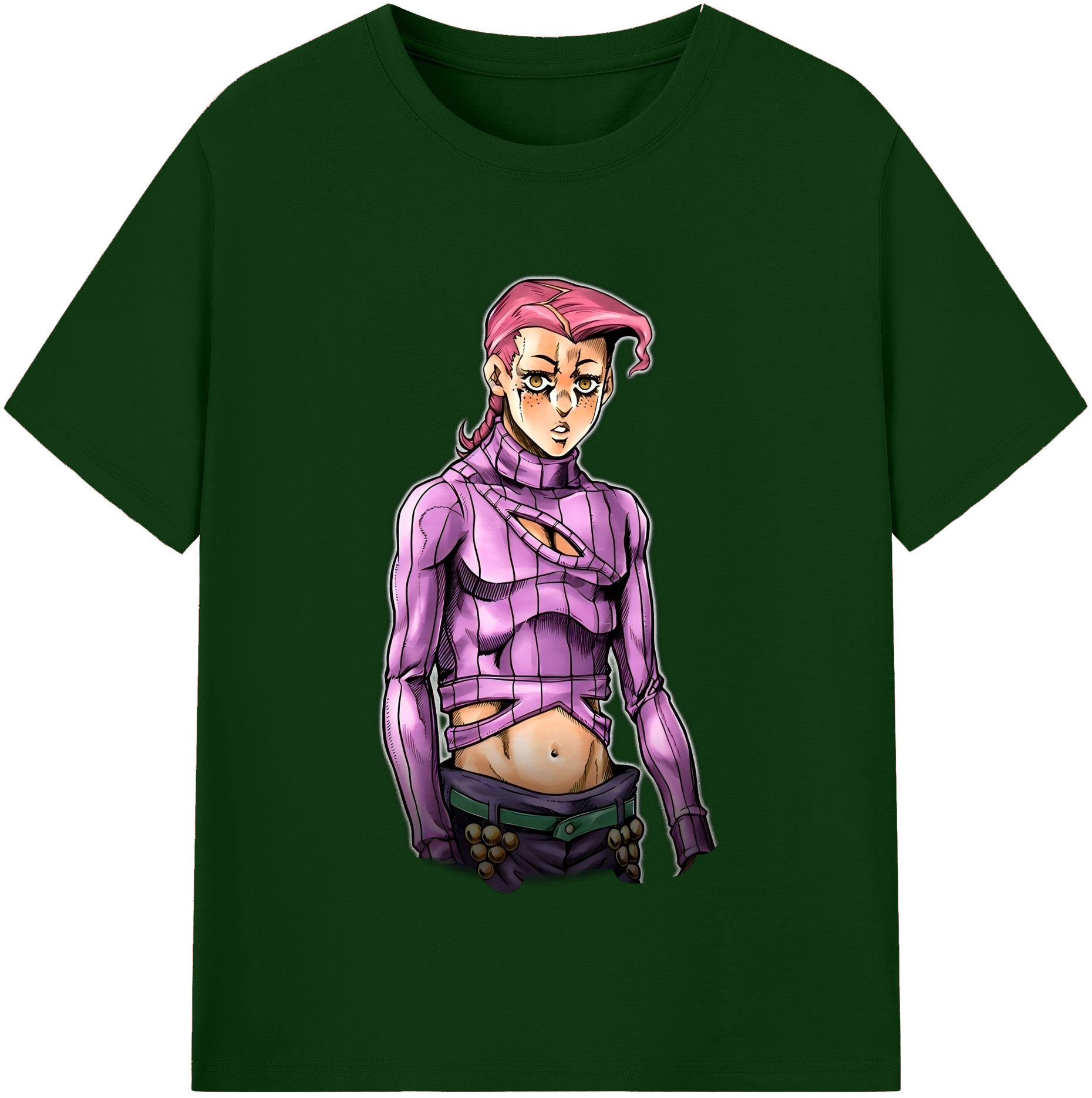 （画像用） ジョジョの奇妙な冒険 ビネガー?ドッピオ JoJo's Bizarre Adventure Vinegar Doppio 綿100％半袖Tシャツ（フロントプリント）